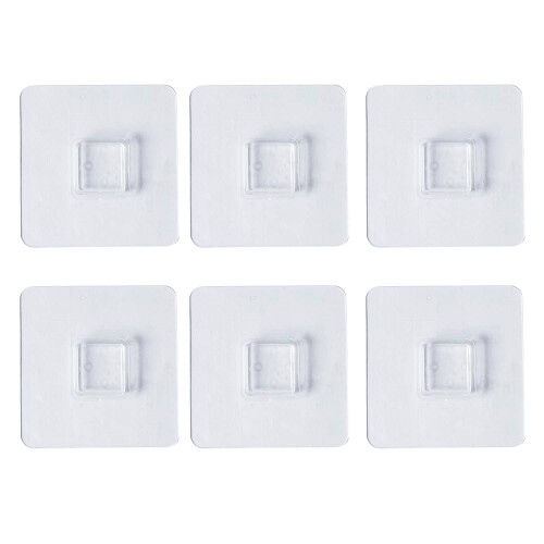 Sotfamily Square Adhesive Pads Corner Shower Caddy, 6PCS