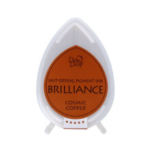 Tsukineko Brilliance Dew Drop Ink Pads - Cosmic Copper