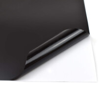 Evergreen Goods 10 Sheets Black (Matte) A4 Colour Sticker Craft Vinyl Self (Available in 12 Matte/Glossy Colours) - Adhesive Waterproof (Sticky Backed