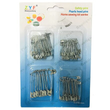 Safety Pins, 100pcs Assorted Size, Clothes Safety Pins, 25mm, 30mm, 35mm, 40mm, Safety Pin