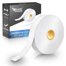 Klangfeiler? Hemming Tape 30 Metres I Extra Strong I Ironing Tape for Ironing I Ironing Adhesive Curtains Hardine Better Than Sewing Hemmed Fleece