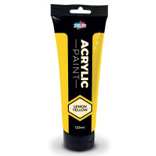 Zieler 120ml Acrylic Paints (Lemon Yellow)