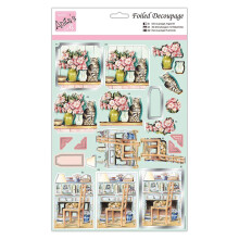 Anita's A4 Cosy Cats Decoupage Sheet, Accessories Supplies For Craft, Paper Craft, Scrapbooking, Card Making, Origami, Ideal for Adult Craft, Adds