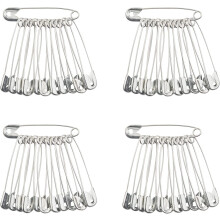 55mm Safety Pins, Pack of 48, Nickel Plated, Clothes Arts Crafts Sewing Hemming Textile Fabric Baby Clothing