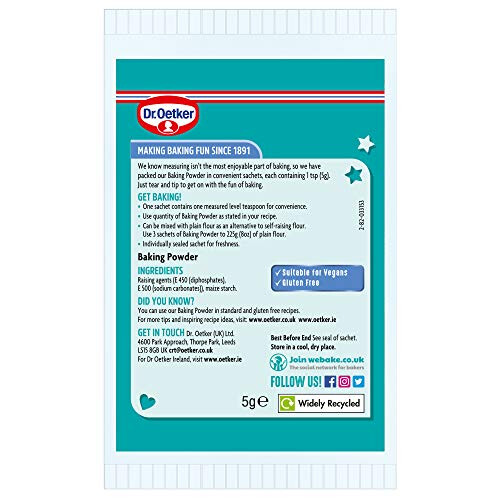 Dr. Oetker Gluten Free Baking Powder Sachets 1