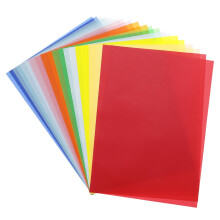 sourcing map Colored Vellum Paper, 20 Sheet Multicolor Transparency 8.3" x 5.9" Printable Vellum Paper, Translucent Vellum Sheets for Printing Wedding