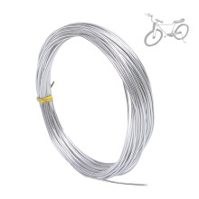 32.8 Feet Silver Aluminum Craft Wire, 16 Gauge 1mm Bendable Metal Wire, Aluminum Armature Wire for Sculpting, Bike Modelling,Making Dolls