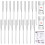 20 Pcs Sewing Machine Needles, 90/14 Universal Machine Needles with Instruction, Sharp Sewing Machine Needles for Home Sewing Machine 1