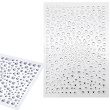 Rhinestone Stickers,325Pcs Self Adhesive Bling RhinestoneStickers,Acrylic Crystal Stick on Gems Stickers for Makeup Tears Rhinestone DIY Crafts Jewels