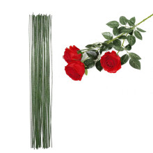 50PCS Florist Wire Stems,BouquetWire Green Craft Wire Floristry Decor Wires,Flexible Floral StemWire Sugar Flower Wire Floristry Green Stub For DIY