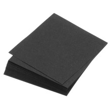 sourcing map 100 Sheet Origami Paper Double Sided Black 7.5 x 7.5cm 70gsm Square Folding Paper Sheet for Art Craft Project, Beginners, Gifts Decor