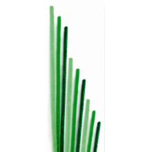 GLOREX Bending Plush Mix, Multiple, Green, 30 x 8 x 1 cm (Pack of 10)