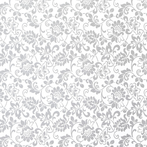 Fablon FAB10134 45 cm x 2 m Roll Heritage, Silver