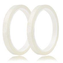 2 Rolls Clear Floral Tape, 1/4" Waterproof Florist Tape - Heat Resistant for Bouquets, Stem Vases & Fresh Flower Crafts