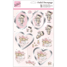 Anita's A4 Celebrations Coloured Foiled Decoupage Sheet, Accessories Supplies For Craft, Paper Craft, Scrapbooking, Card Making, Origami, Ideal for