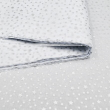 50pcs 50 * 35cm Silver Star White Tissue Paper,50 * 35cm Wrapping Paper Bulk for Christmas Wedding Birthday DIY Gift Decorations