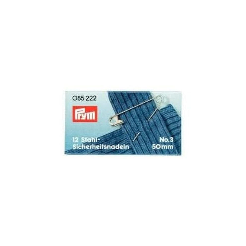 Prym Safety Pins With Coil No. 3 Col 50 Mm Silver