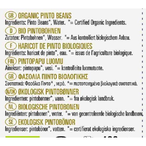 Biona Organic Pinto Beans, 400 g 2