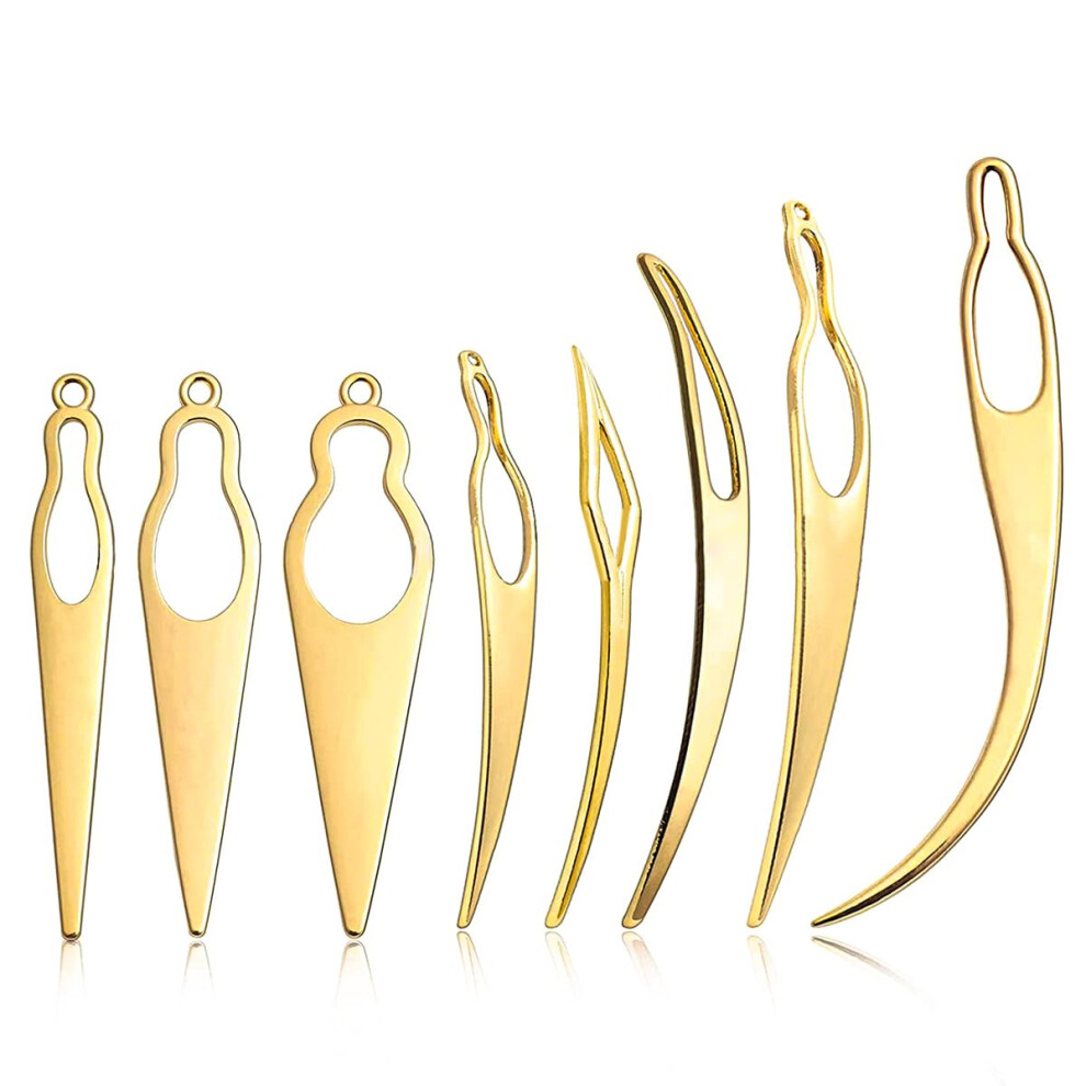 Pofet Unisex 8Pcs Dreadlock Extensions Tool Dreadlocks Interlock Needle For Hair Tightening Accessories