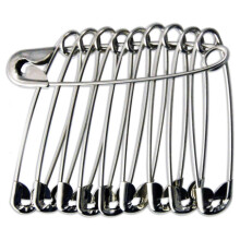 50Pcs Large Safety Pins Strong, 55mm Safety Pin, Nickel Plated Steel Safety Pin for Clothes, Arts & Crafts, Sewing Hemming and DIY Jewellery (50)