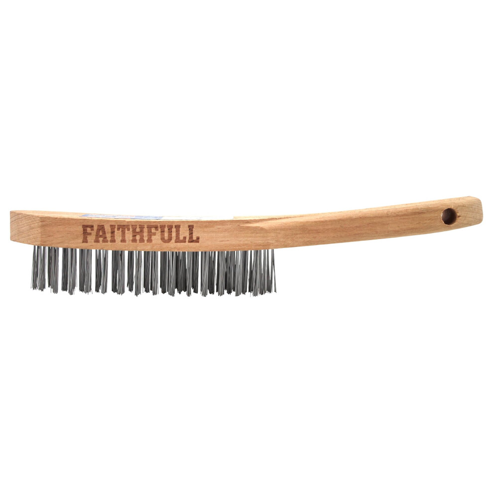 Faithfull Fai6804f Heavy-Duty Scratch Brush Four Row