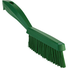 Vikan 41952 Slim, Stiff Bristles, Washing/Sweeping, Hand Brush, Fabric, Upholstery, Carpet, 300mm (Green)