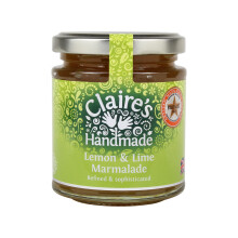 Claire's Handmade - Lemon and Lime Marmalade (227g) - Award Winning Traditionally Made Refined & Sophisticated Marmalade, Suitable for Vegetarian,