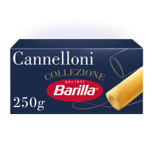 Barilla Cannelloni ? Authentic Italian Pasta Made with Durum Wheat ? Large Jumbo Shape Pasta - For Tray Bakes - Single Pack of 1 x 250g