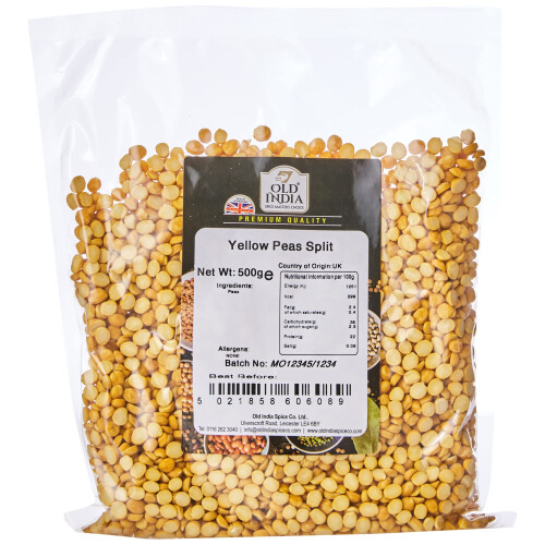 Old India Yellow Peas Split 500g