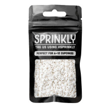 SPRINKLY - Sprinkle Shapes - White Snowflakes (Christmas) - 25g