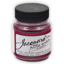 Jacquard Acid Dye (Magenta 643) Professional Fabric Dye for Wool, Silk, Nylon & Protein Fibres, Highly Concentrated Powder 14g Jar
