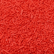 Red Sugar Strands Sprinkles - 35g of Edible Red Cake Toppers or Cupcake Decorations Sprinkles Vermicelli