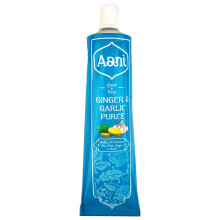Aani Ginger and Garlic Puree, 110g (Pack of 1) | Perfect for Cooking, Marinades and Seasoning | Made from Fresh Ginger and Garlic