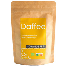 Daffee - Natural Coffee Alternative From Ground Organic Date Beans With Orange Peels | Caffeine Free Coffee Substitute - No CAF | Nutri Score A (125,