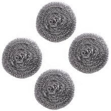 4 PCS Kettle Descaler Balls,Reusable Stainless Steel Scourer,Kitchen Limescale Cleaning Ball,Multifunctional Descaling Cleaning Balls,Suitable for