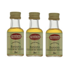 Preema Banana Flavouring Essence 3X28ml Small Size Premium Quality