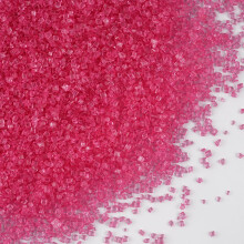 Sujoygar Pink Cake Sprinkles, 130g Edible Sugar Crystals for Cake Decorating Cupcake Topper Cocktail Rimming Sugar On Christmas Halloween Baby Shower