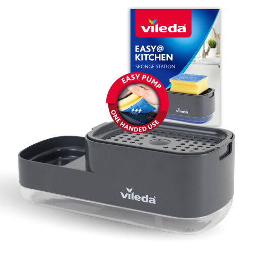 Vileda Vileda Pump Detergent Dispenser, Darkgray, S
