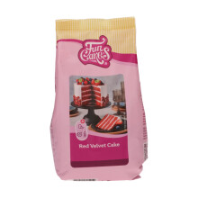 FunCakes Mix for Red Velvet Cake: Easy to Use, Nicely Soft and Fluffy Cake with a Light Chocolate Flavour, Perfect Red Colour, Also Suitable for Red