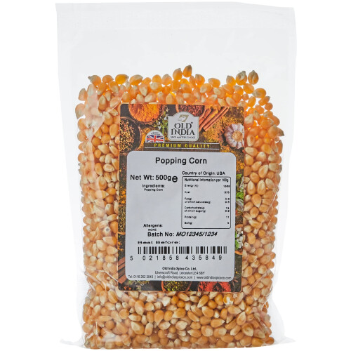 Old India Popping Corn 500g