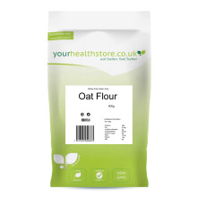 yourhealthstore? Premium Whole Grain Gluten Free Oat Flour 400g Made from British Oats