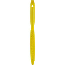 Vikan 41956 Slim, Stiff Bristles, Washing / Sweeping, Hand Brush, Fabric, Upholstery, Carpet, 300mm (Yellow)