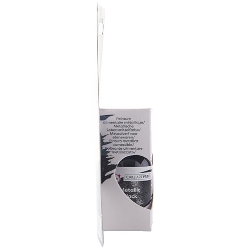 Rainbow Dust Cake Art Paint, Metallic Black - 25ml 2
