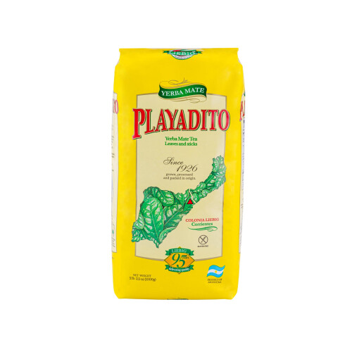 Yerba Mate Playadito 1 Kilo Loose Leaf Tea With Stems