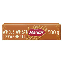 Barilla Wholegrain Spaghetti Pasta ? Authentic Italian Long Cut Pasta, Whole Durum Wheat Semolina Brown Pasta ? Single Pack of 1 x 500g