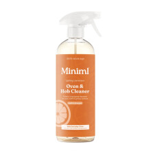 Miniml Oven & Hob Cleaner Spray, 750ml - Clementine Citrus Scent, Powerful Grease & Grime Remover, Solvent-Free, Cruelty-Free, Vegan, Natural &