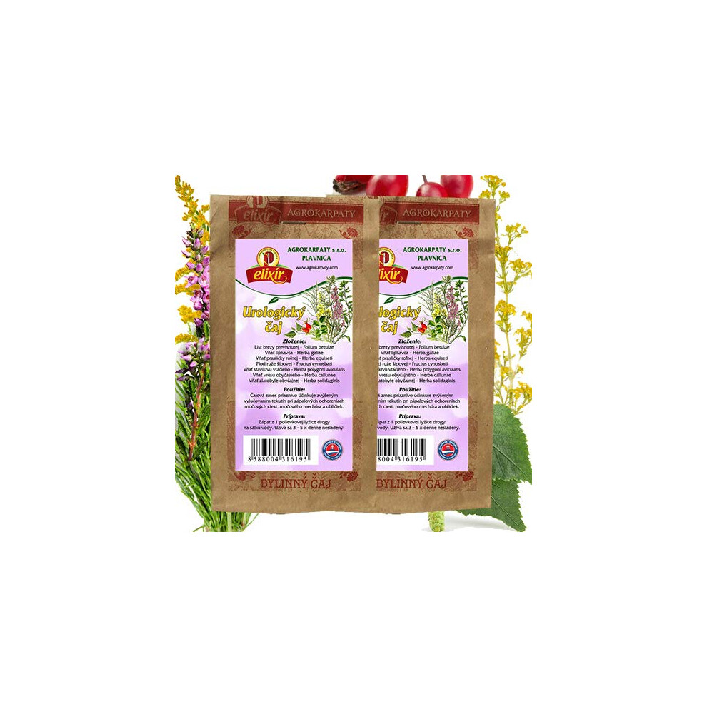 Agrokarpaty Urological Tea, For Urinary Tract Problems Including Kidneys & Bladder (2 Pack, Loose Tea 60G)