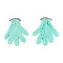 Beldray Antibac Dusting Gloves Set ? Pack of 2 Microfibre Cleaning Mitts, Antibacterial Treated Dusters, Elasticated Cuff, Blinds, Plants, Mirrors,