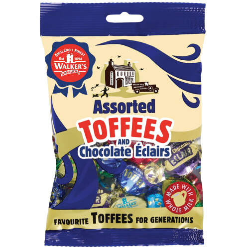 Walkers Assorted Toffees and Chocolate ?clairs