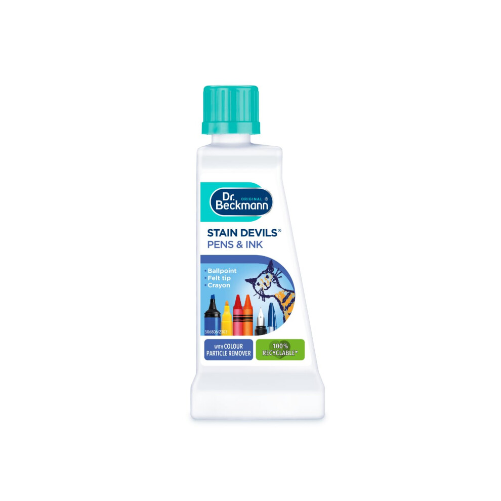 Dr. Beckmann Stain Devils Pen & Ink | With Colour Particle Remover | 50Ml